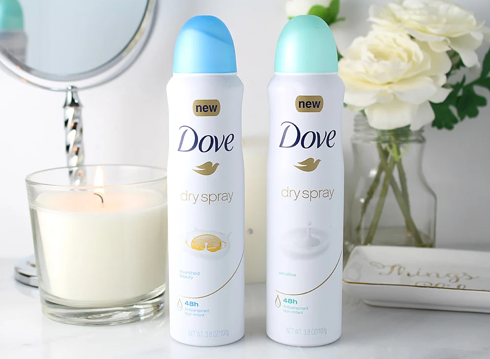 Staying Calm, Cool and Beautiful this Holiday Season with Dove Dry Spray