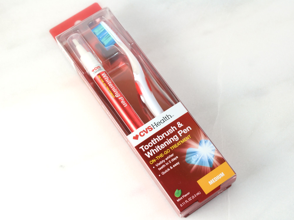 CVS Health Toothbrush &amp; Whitening Pen On-the-Go Treatment