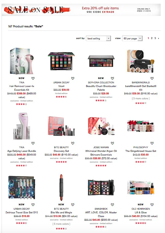 Sephora Sale on Sale Alert