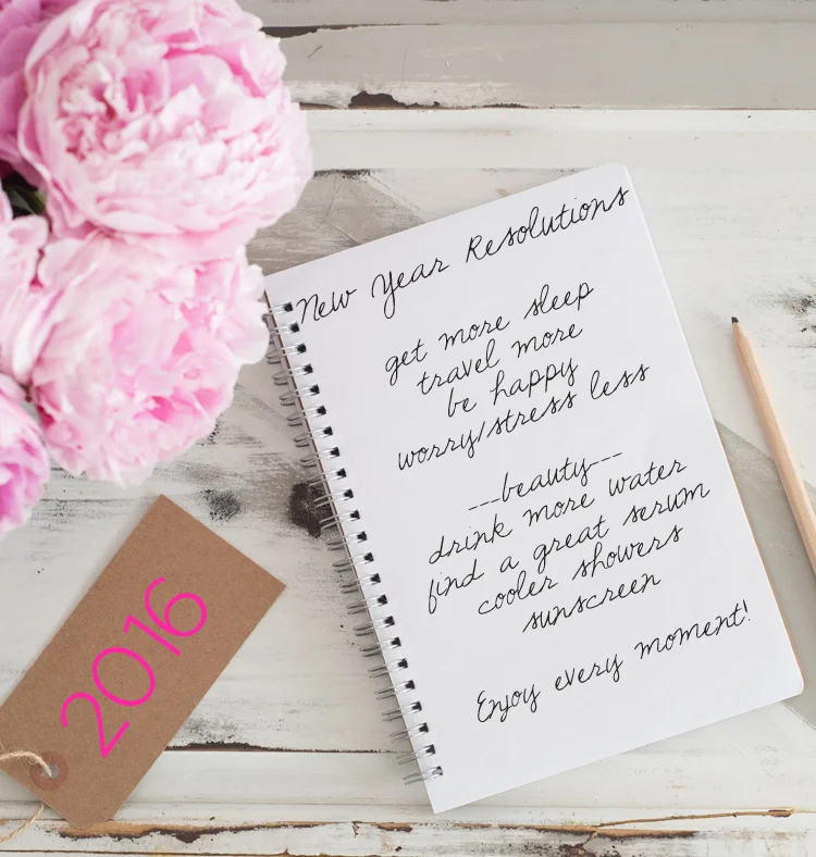 New Year Resolutions Including the Best Things to Do for Your Skin this Year!