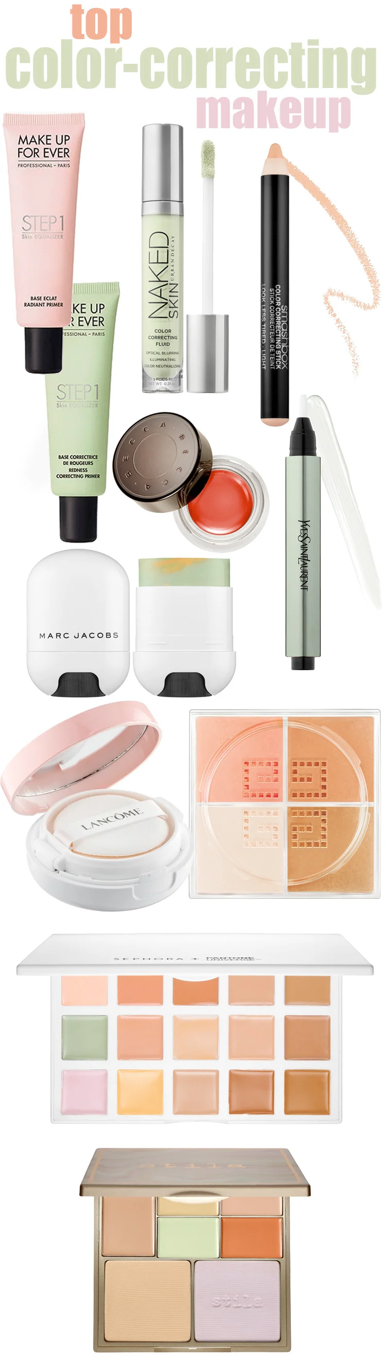 Top color-correcting makeup products to neutralize complexion concerns. If you need to hide dark circles, cancel out redness or warm up dullness in your skin, you need a color-corrector!