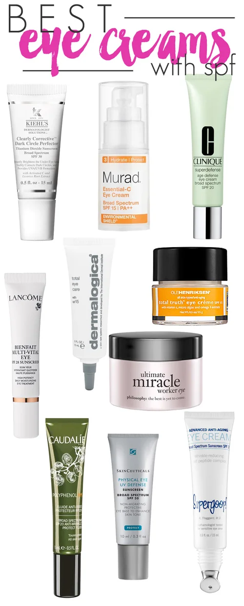 Top 10 Eye Creams with SPF. — Beautiful Makeup Search