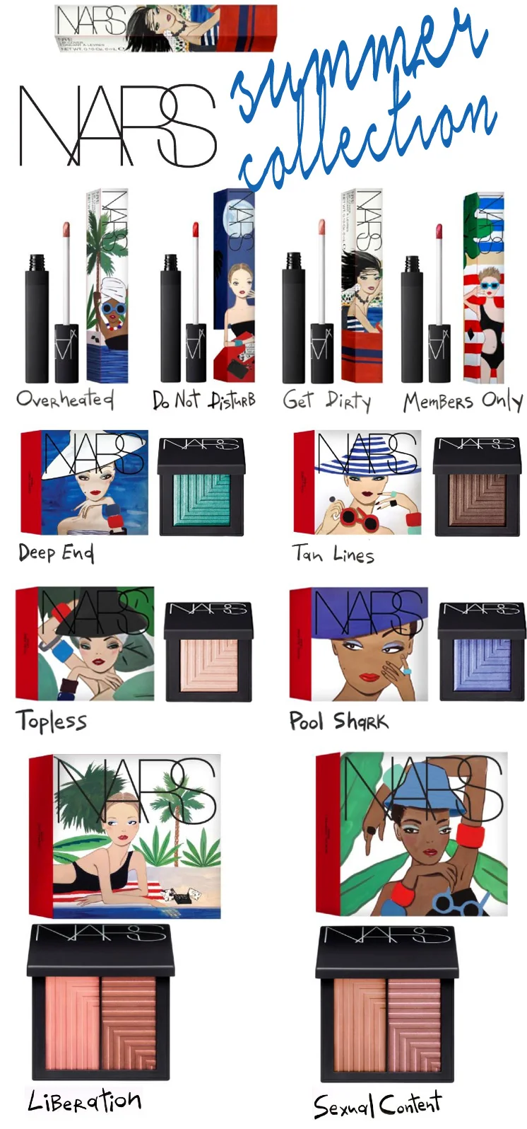 NARS Summer 2016 Color Collection