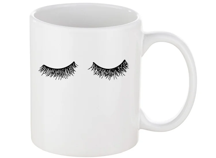 Eyelashes Coffee Mug