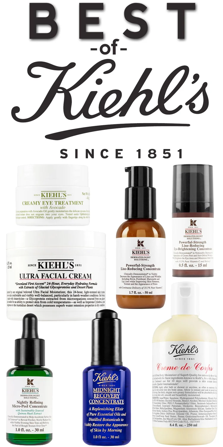 Best of Kiehl's + Save 20% OFF Friends & Family Sale.