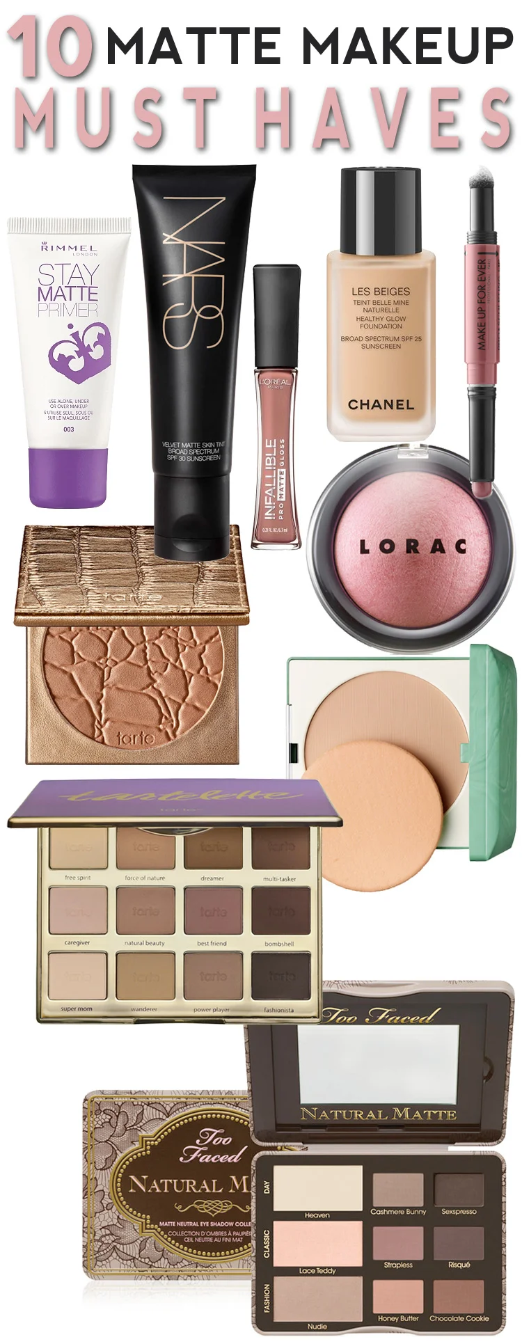 10 Matte Makeup Must-Haves.