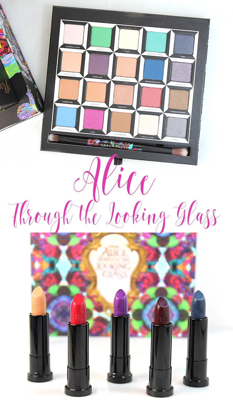 Urban Decay Alice Through the Looking Glass Palette & Lipsticks.