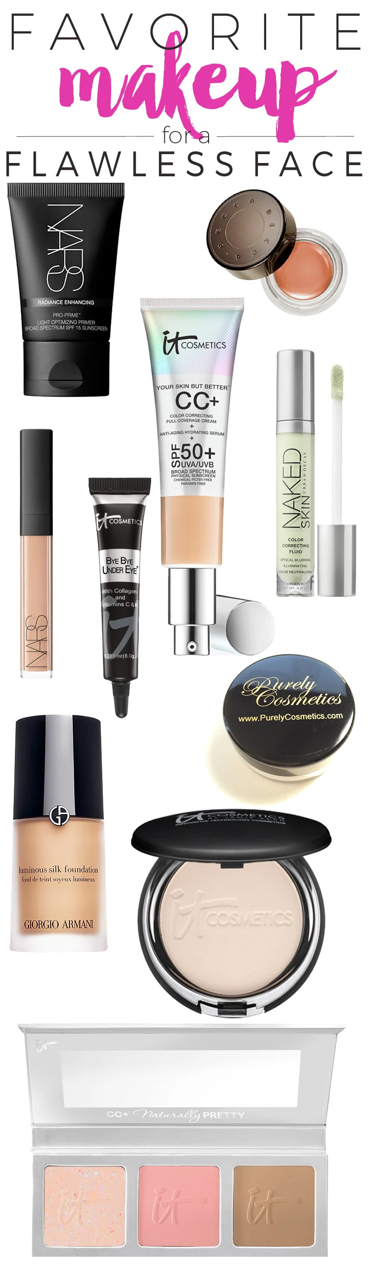 My 10 Favorite Products for a Flawless Face.