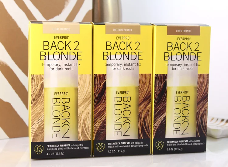 Cover Dark Roots with Ease: Back2Blonde.