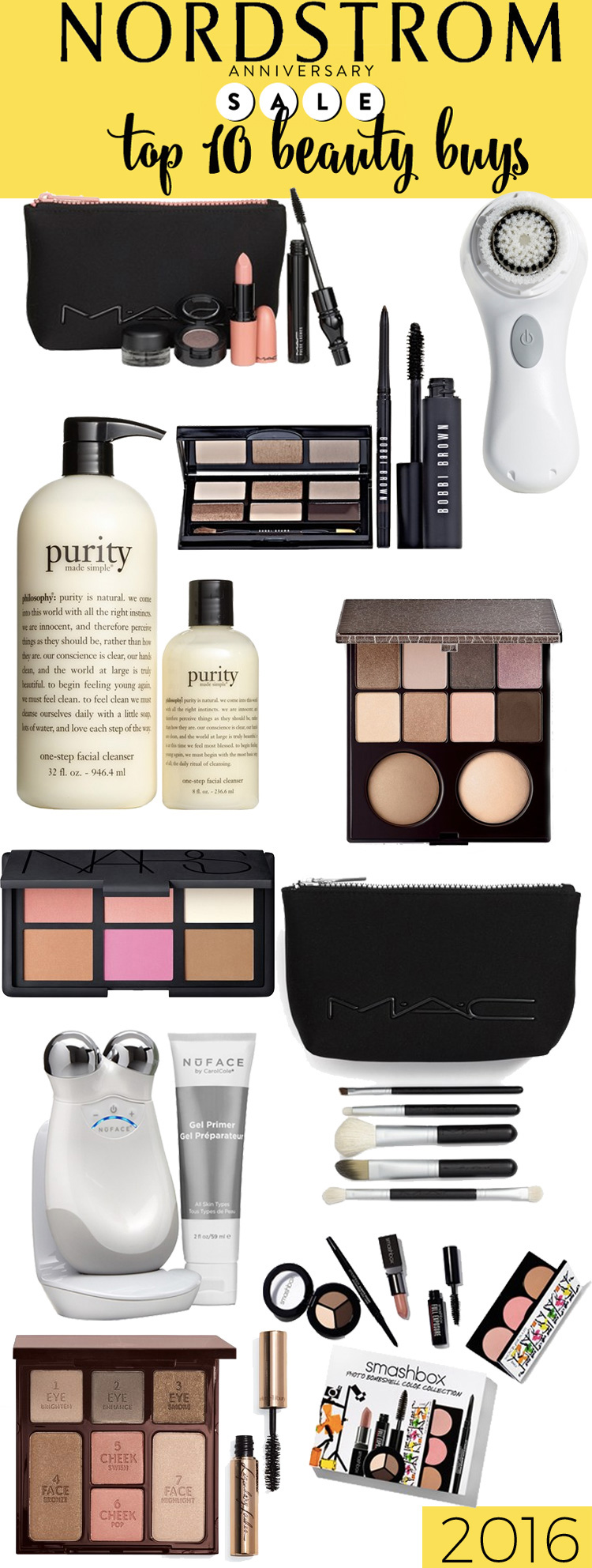 Top 10 Nordstrom Anniversary Sale Beauty Buys 2016.