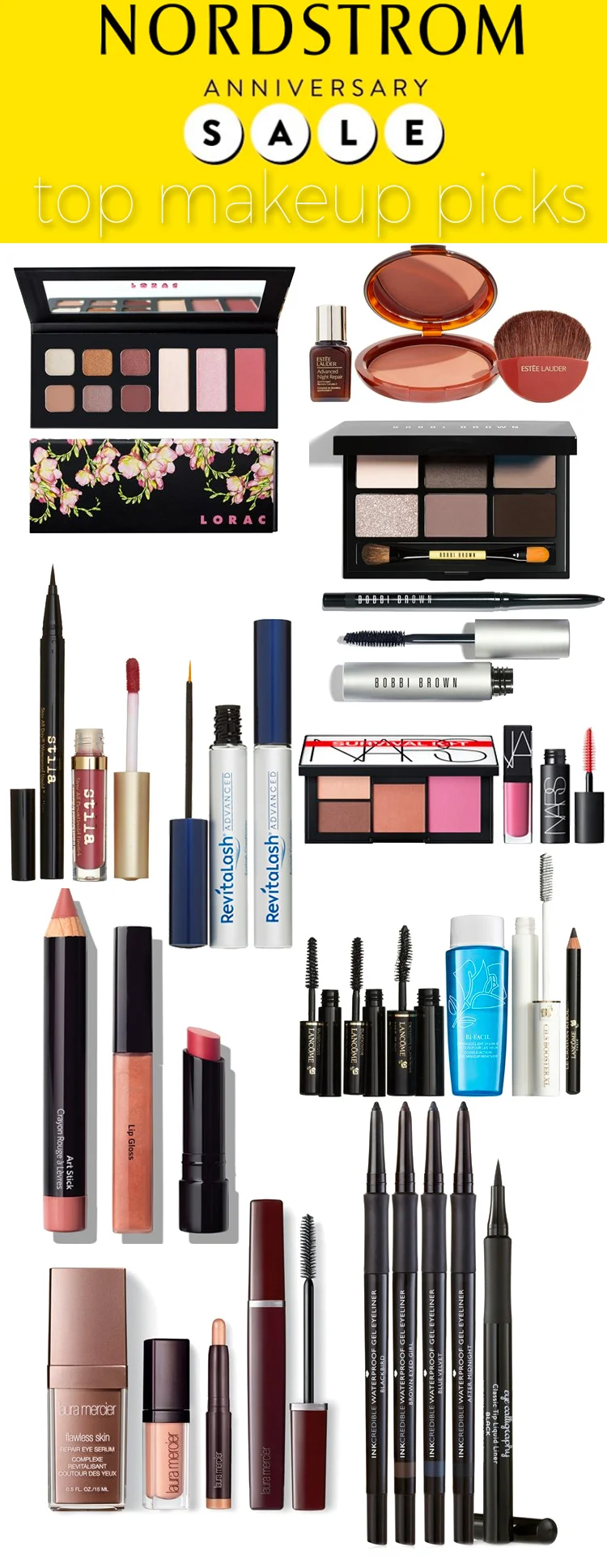 Top 10 Nordstrom Anniversary Sale Makeup Picks 2016.