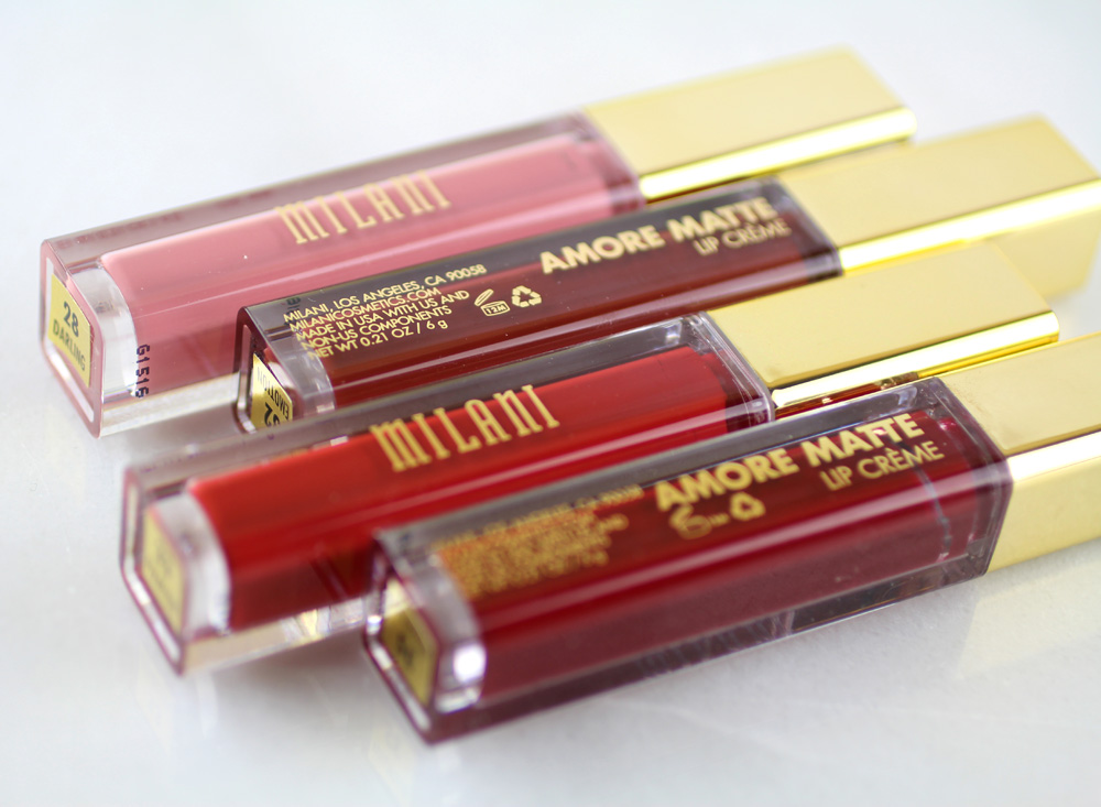 Milani Amore Matte Lip Crèmes to Fall For