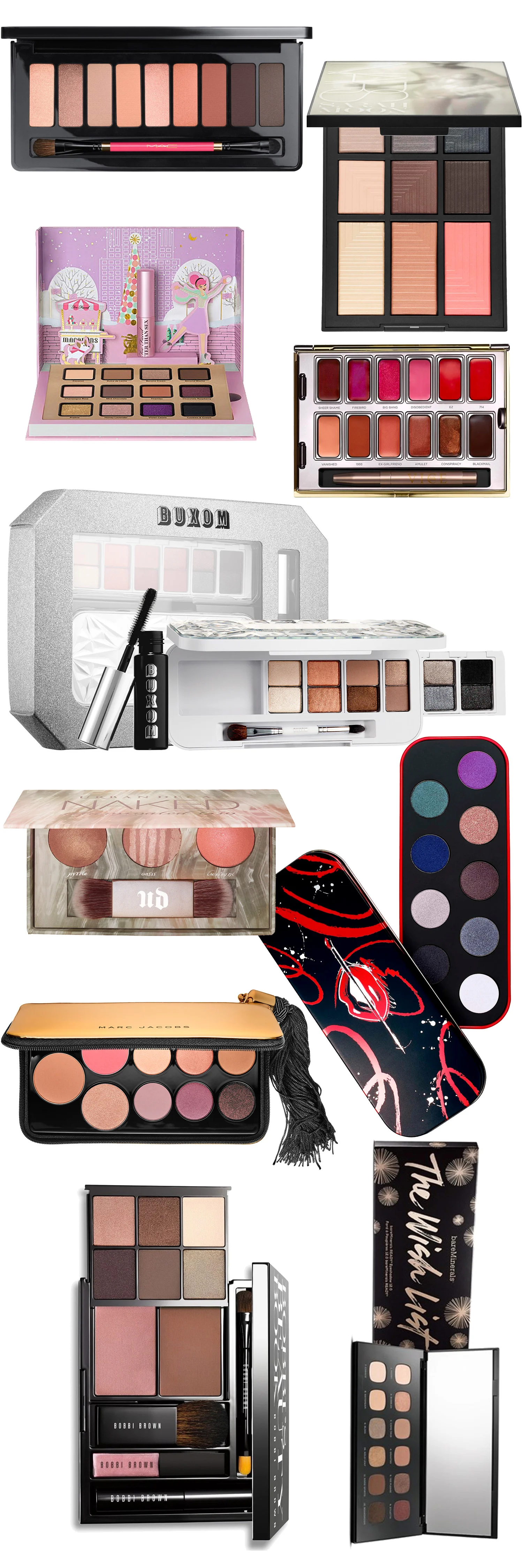 Holiday 2016: Top 10 Holiday Makeup Palettes.