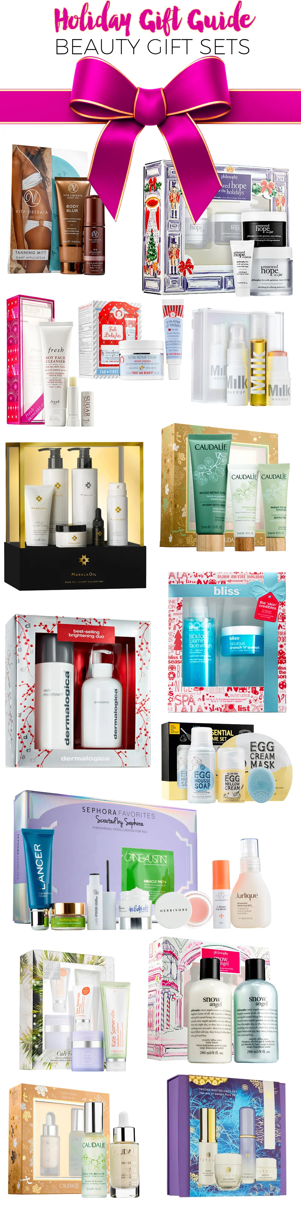 Holiday Gift Guide 2016: Best Beauty Gift Sets.