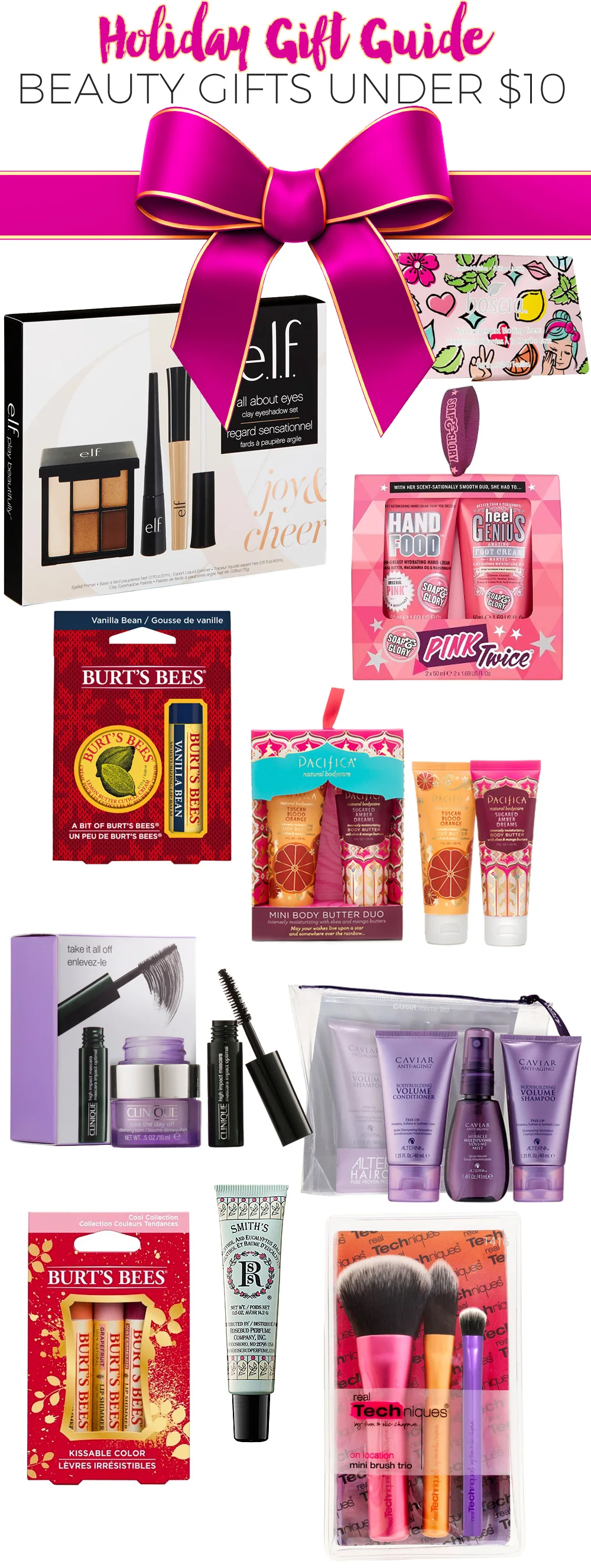 Top 10 Beauty Gifts Under $10.