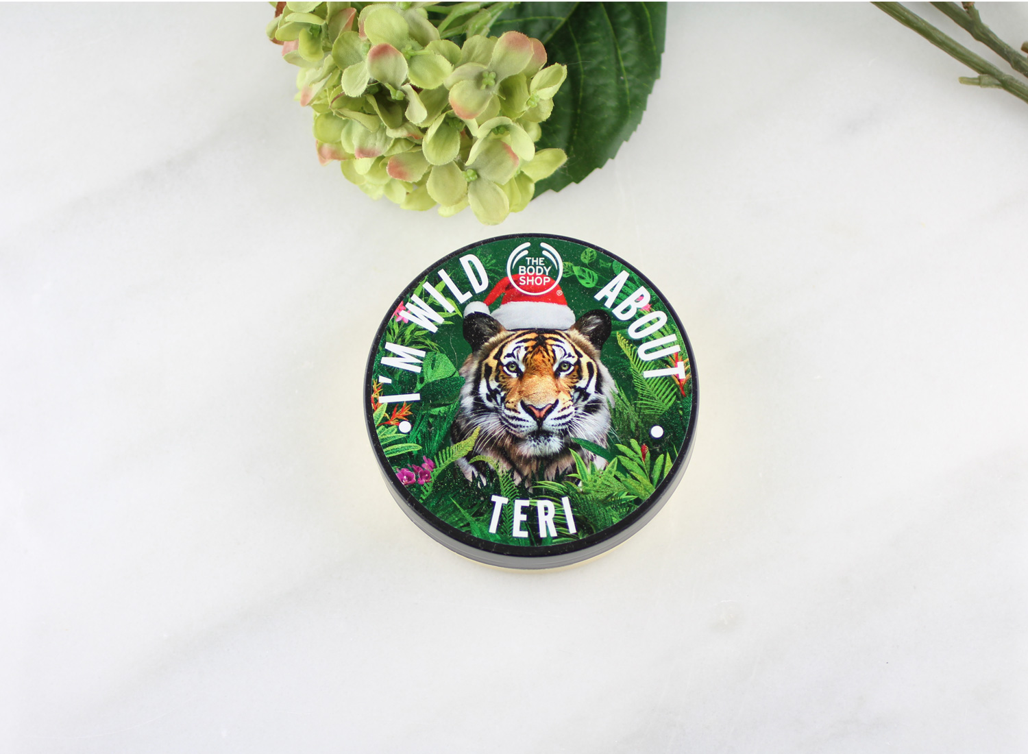 Holiday 2016: The Body Shop Personalized Body Butter.