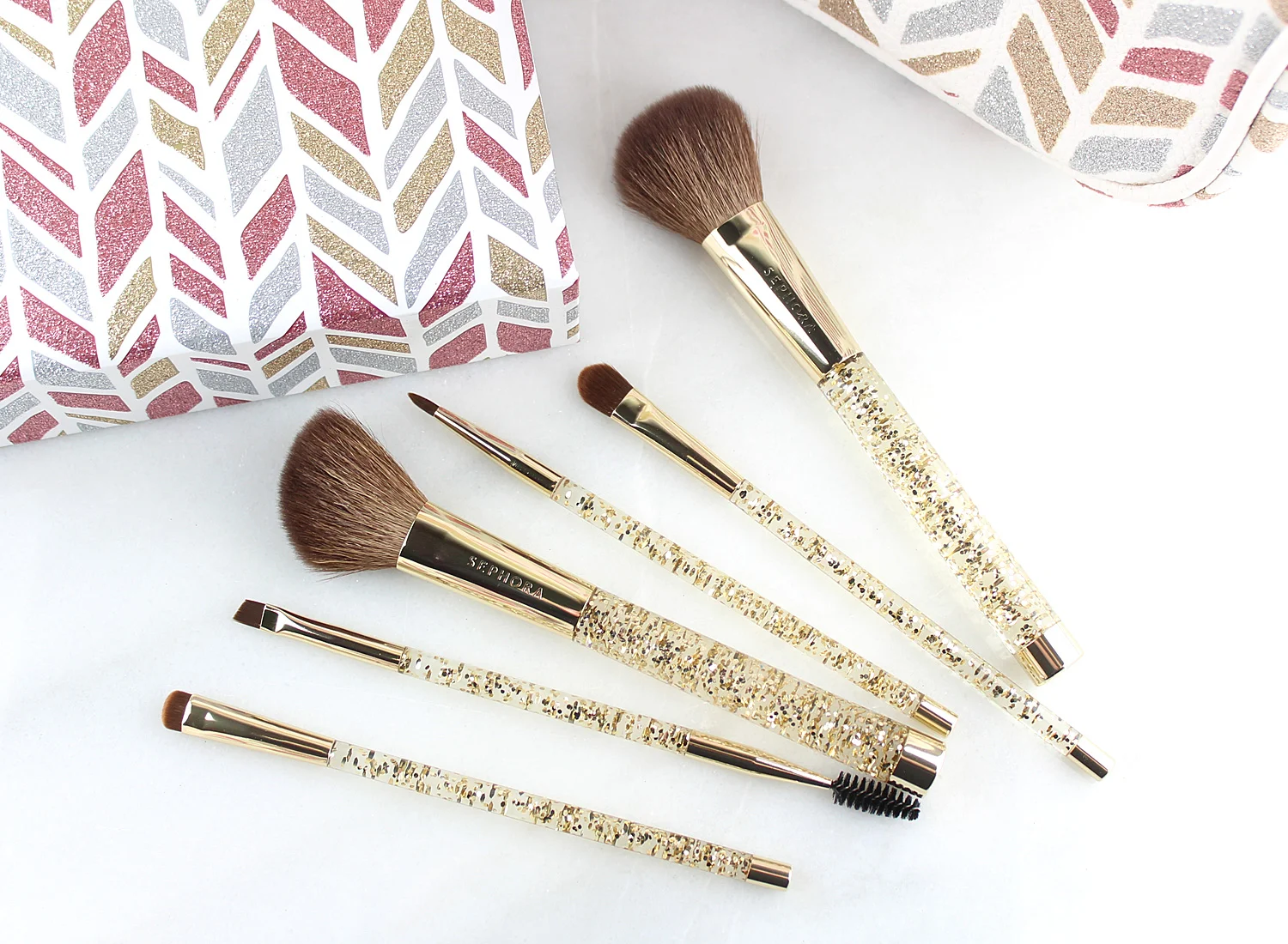 Holiday 2016: SEPHORA COLLECTION Sparkle & Shine Brush Sets. 