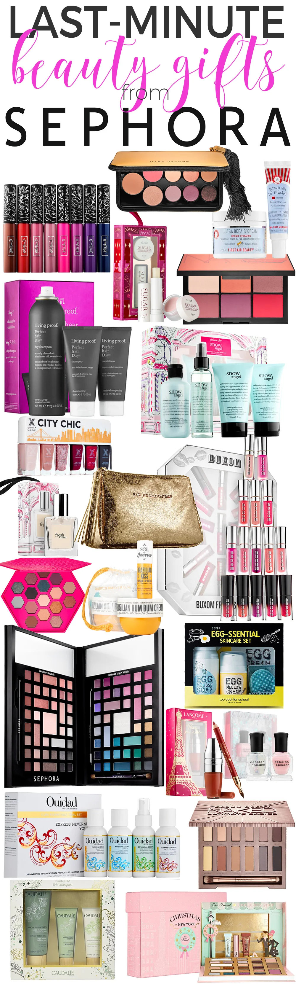 21 Last Minute Beauty Gifts from Sephora.