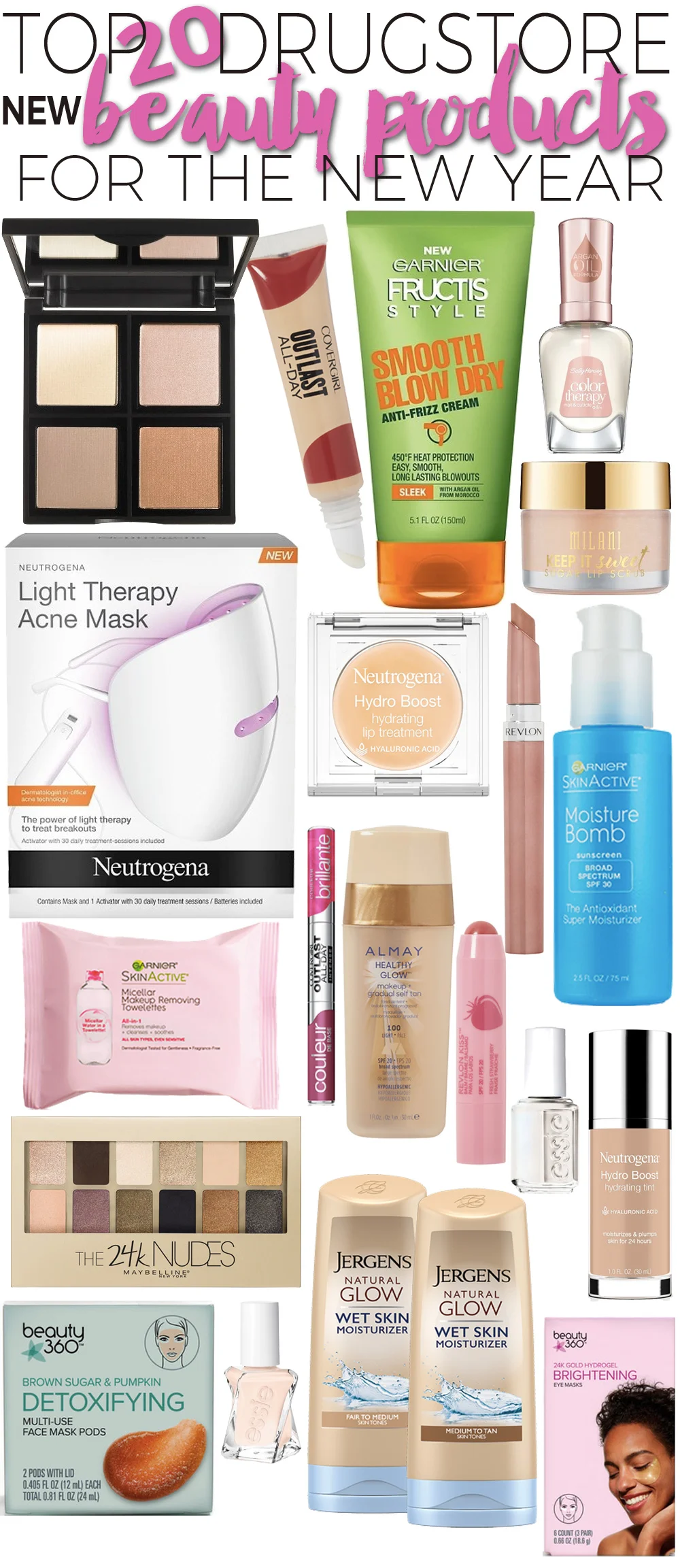 Top 20 New Drugstore Beauty Products to Try in the New Year. 