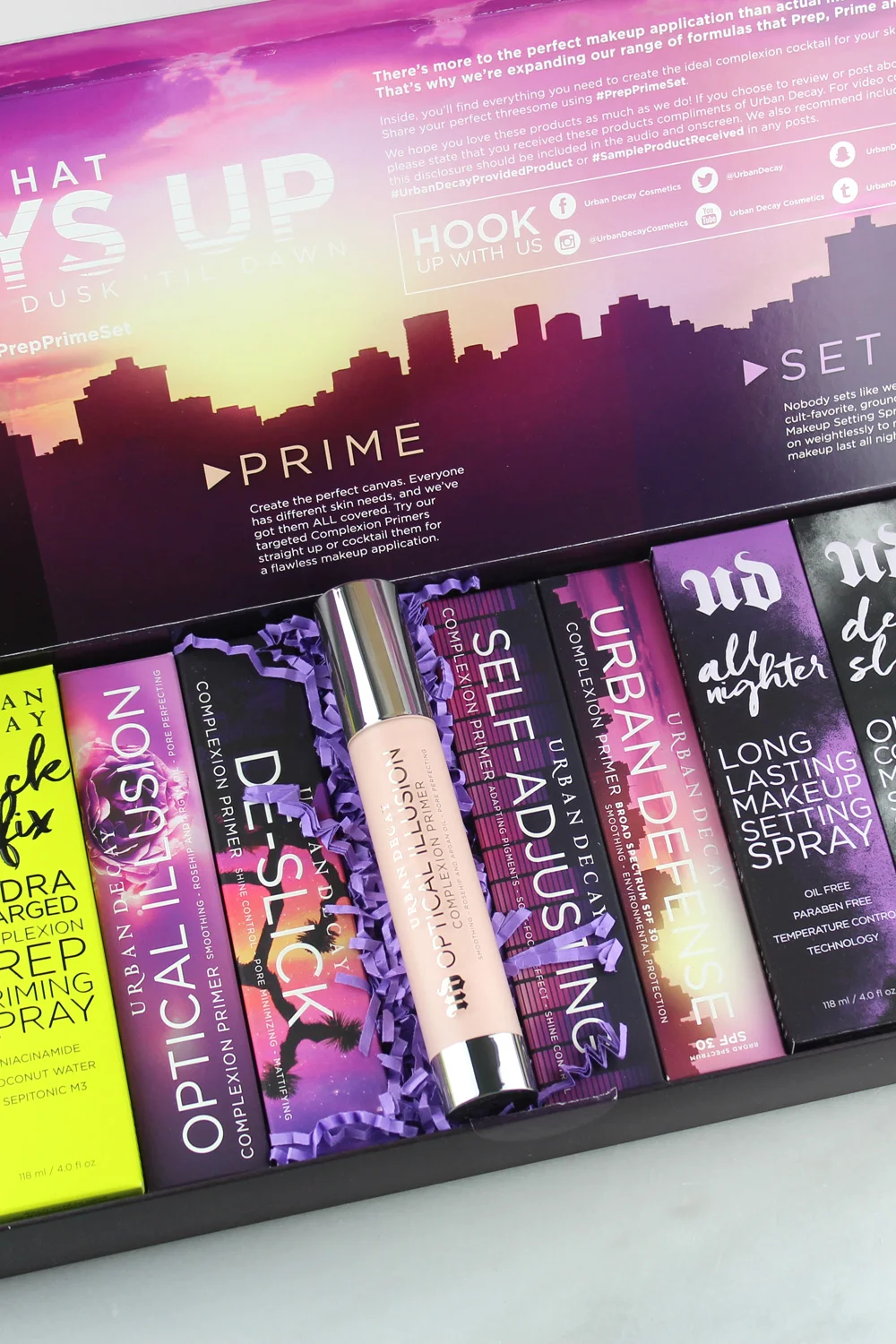 Spring 2017: Urban Decay Prep, Prime & Set.