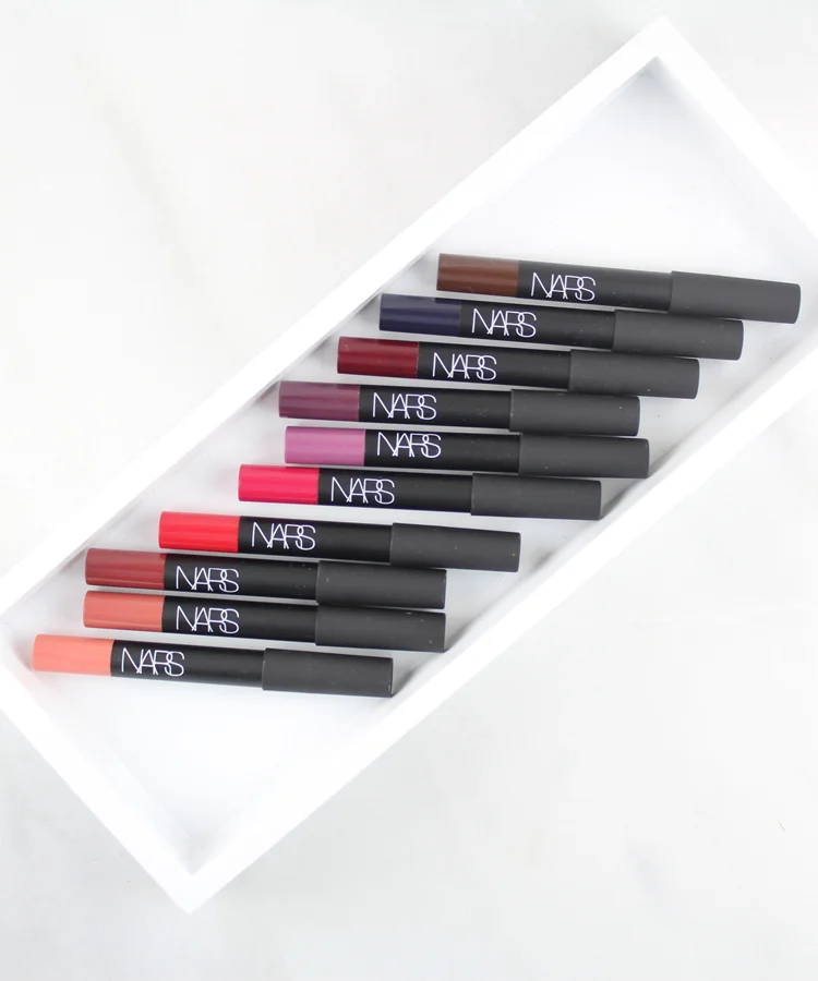 10 NEW Velvet Matte Lip Pencils from NARS.