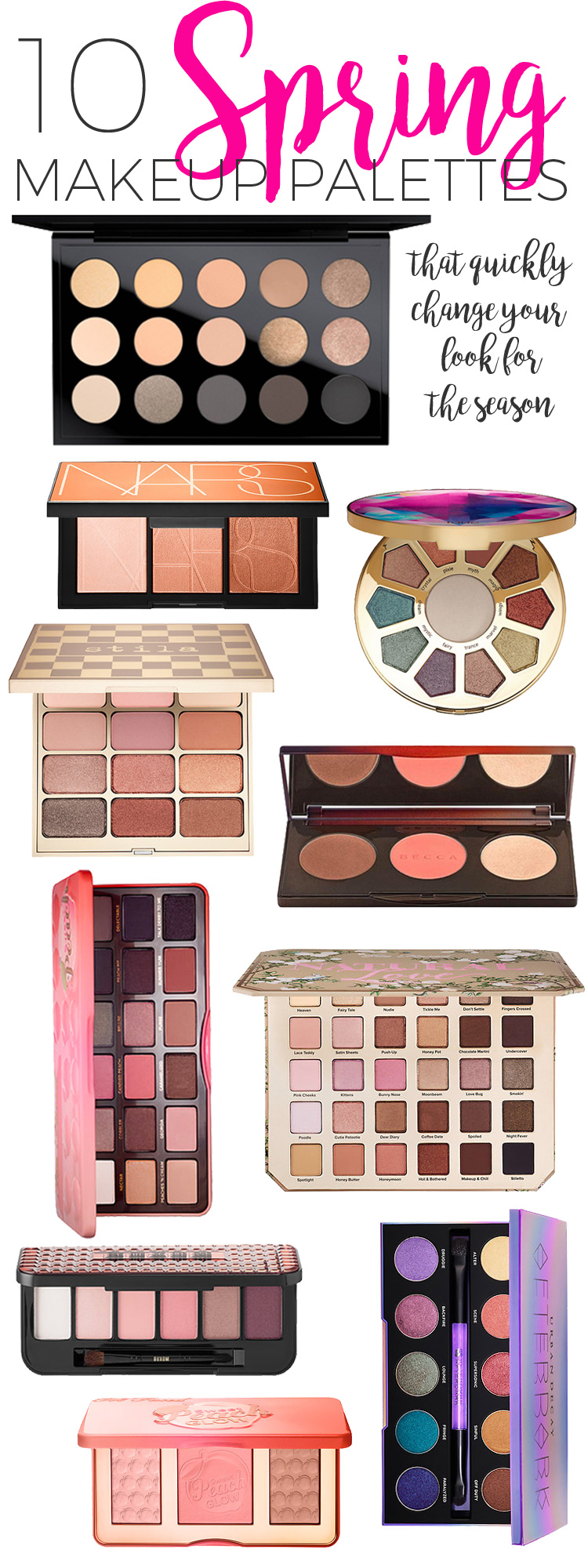 Top 10 Spring Makeup Palettes 2017