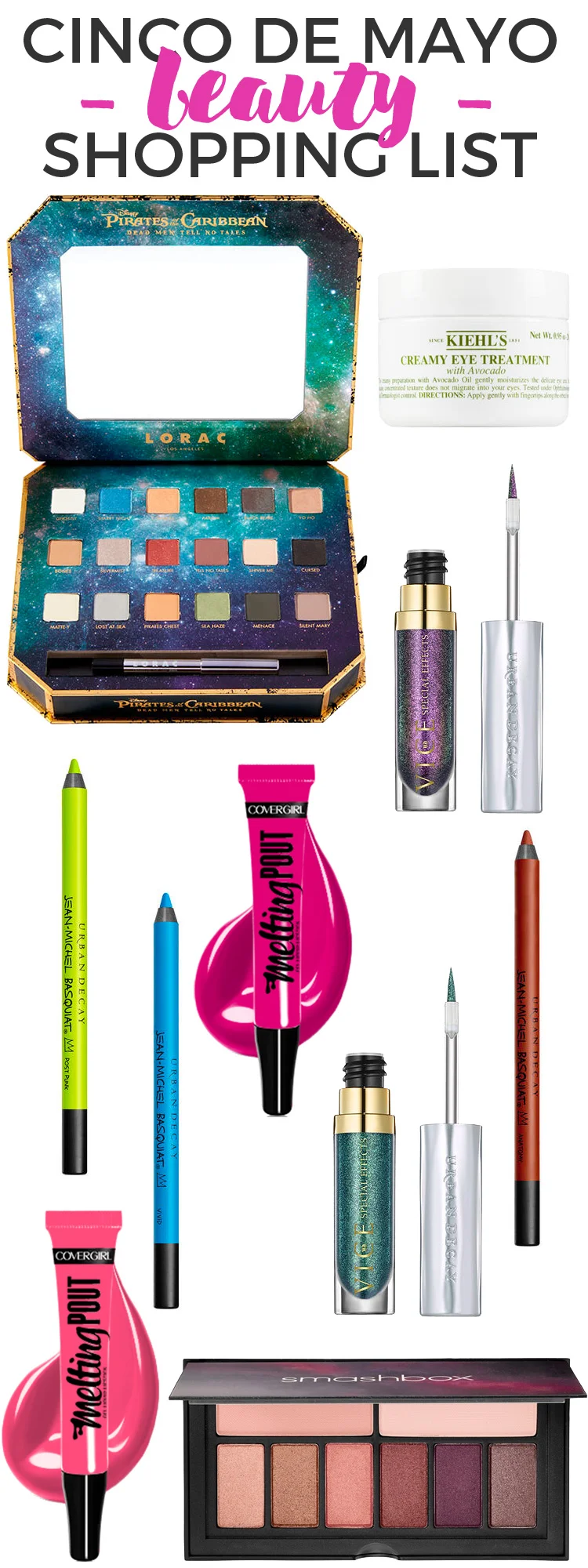 Cinco de Mayo Beauty Shopping List.