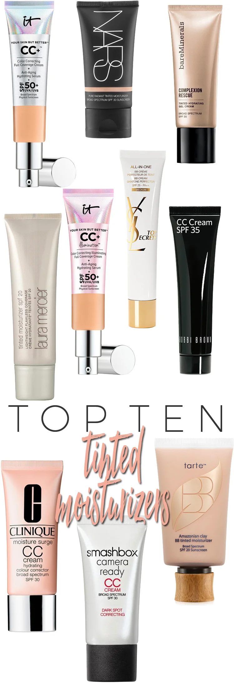 Top 10 Tinted Moisturizers for Summer.