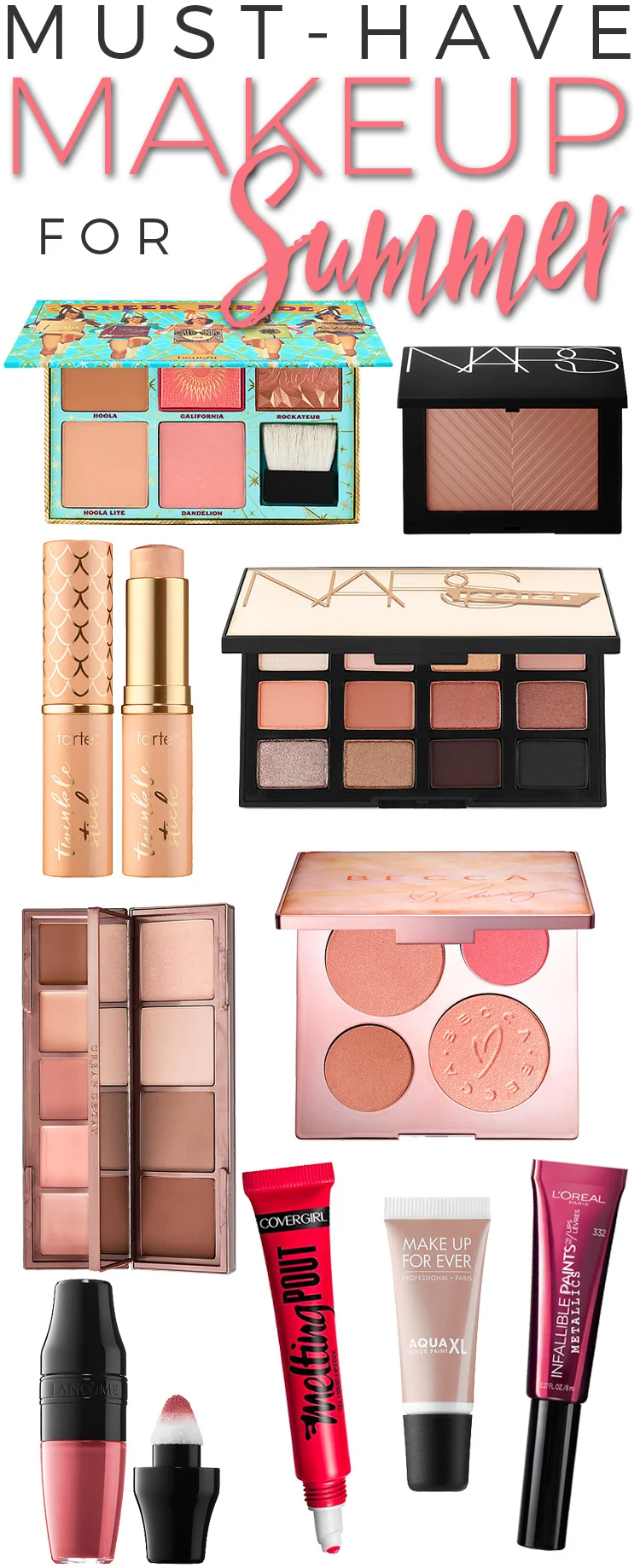 10 Must-Have Makeup Products for Summer 2017.