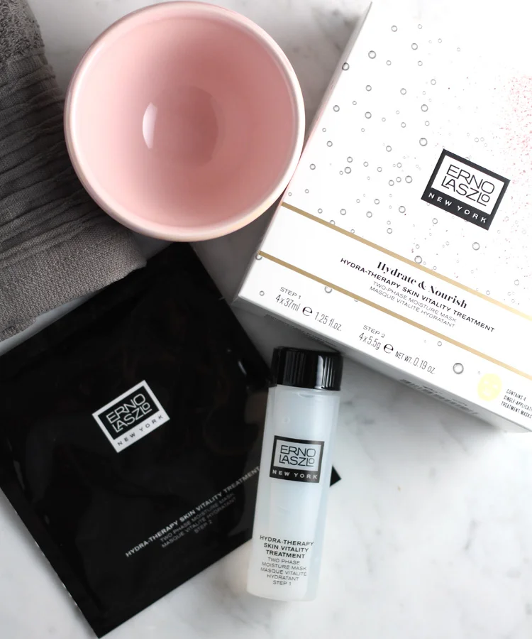 Get a Fresh From the Spa Glow with Erno Laszlo Dual-Phase Peel-Off Masks.