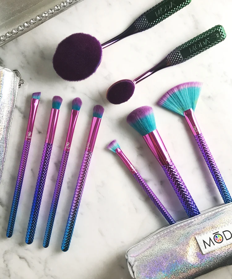 The Prettiest Makeup Brushes You'll See this Year: MODA Prismatic.