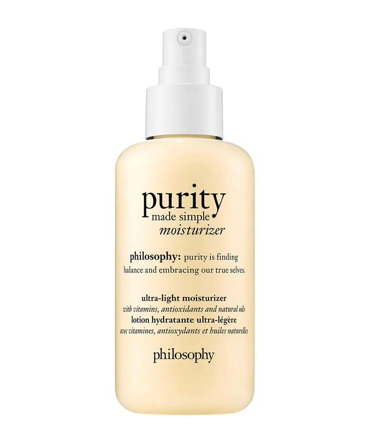 New in Beauty: Philosophy Purity Made Simple Ultra-Light Moisturizer.