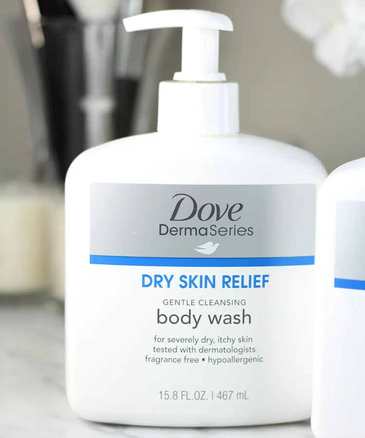 dermaseries dry skin relief gentle cleansing body wash