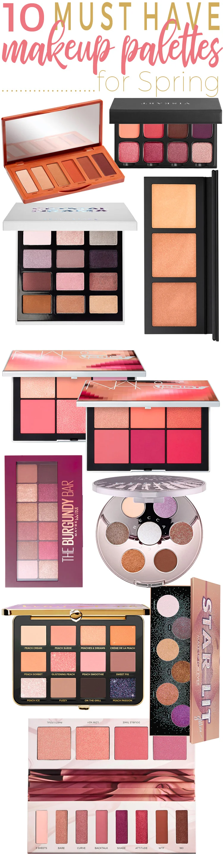 10 Must-Have Spring Makeup Palettes