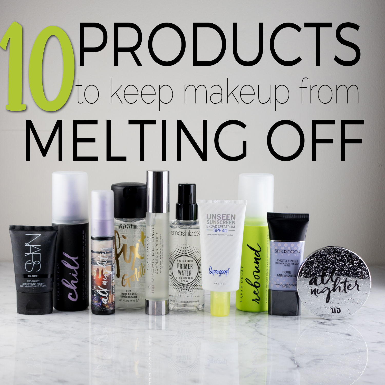 10 Products To Keep Your Makeup From Melting Off — Beautiful Makeup Search