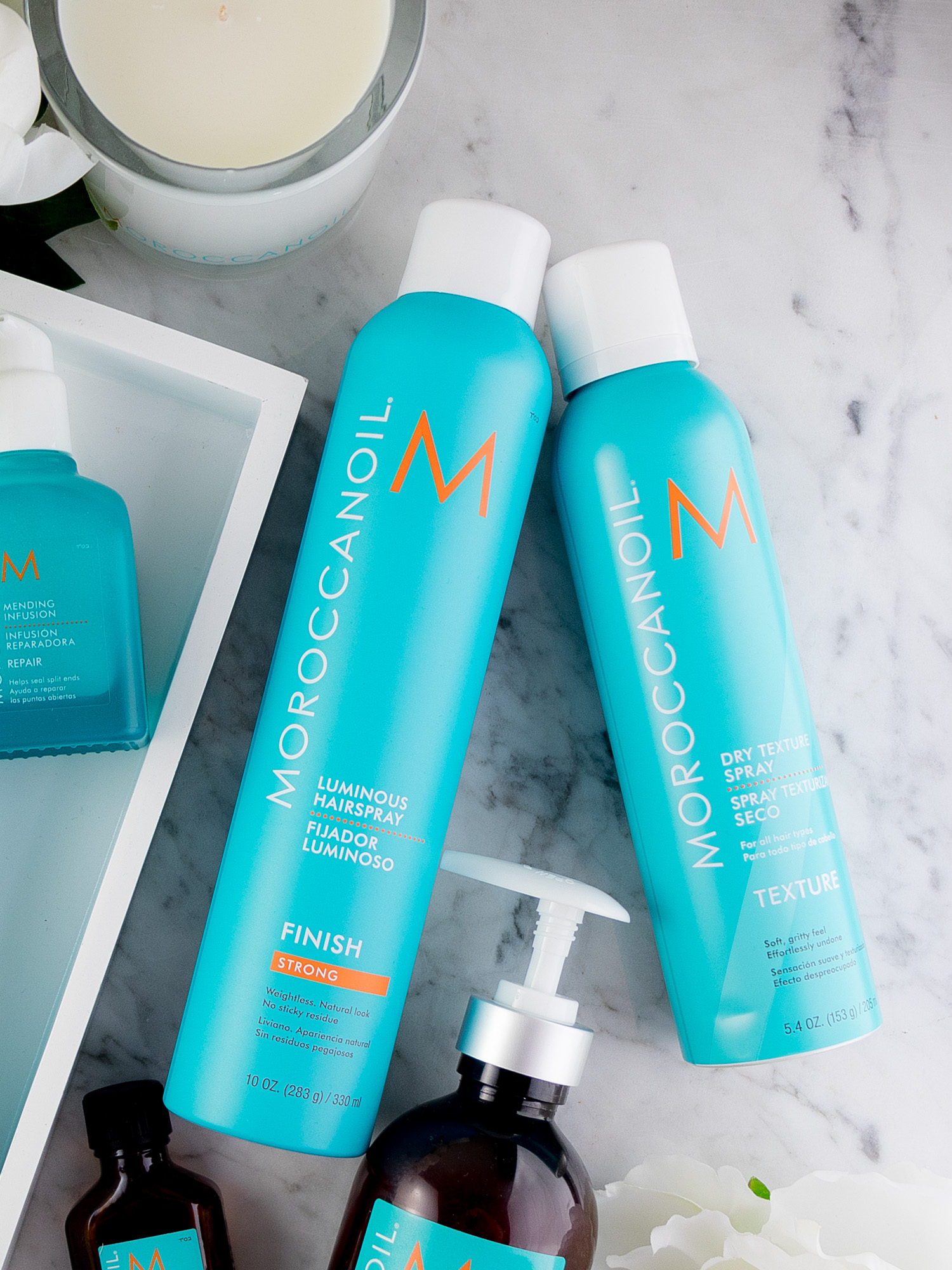 Moroccanoil Must-Haves: Dry Texture Spray &amp; Luminous Hairspray