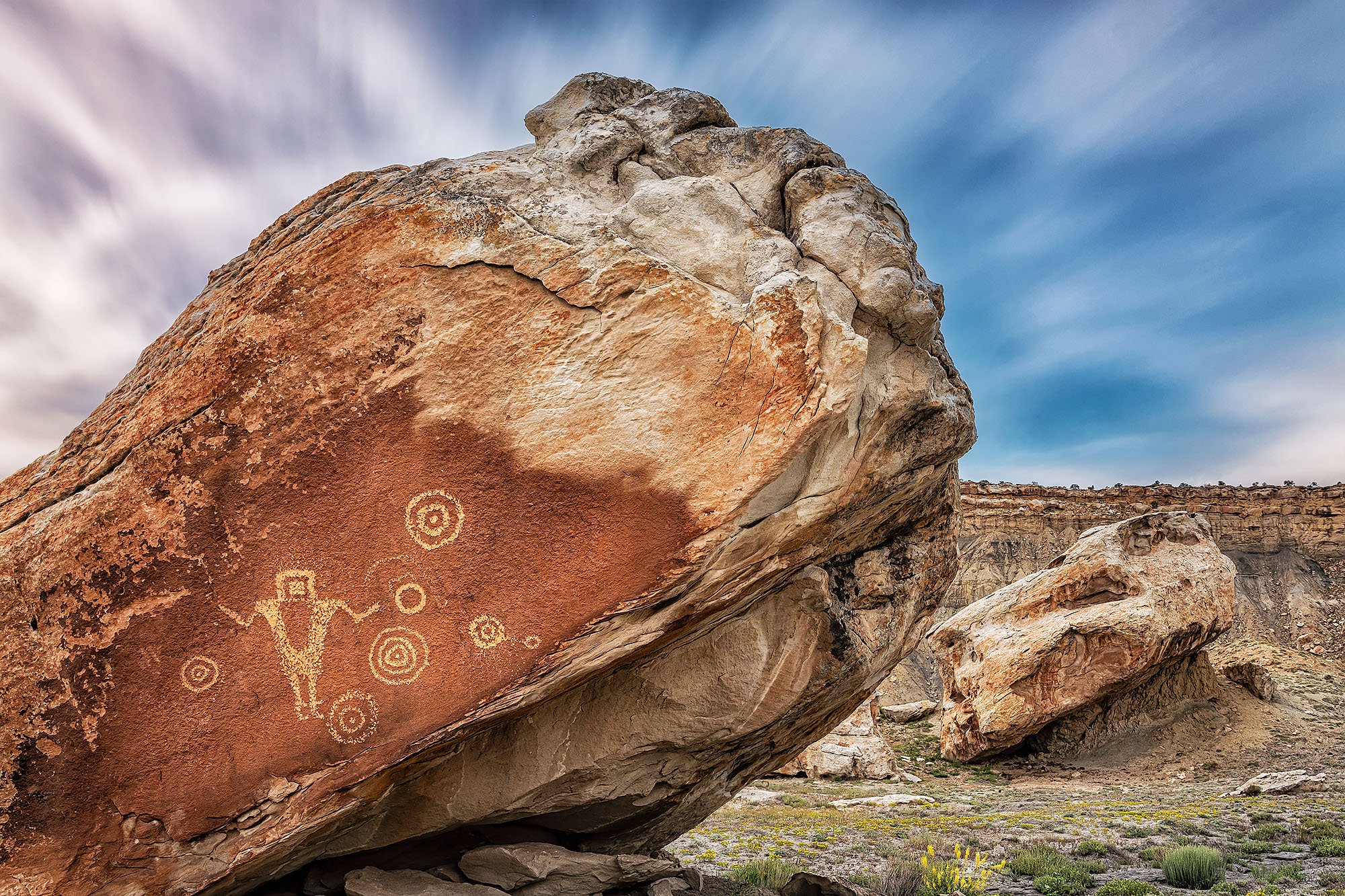 The Juggler Rock Art