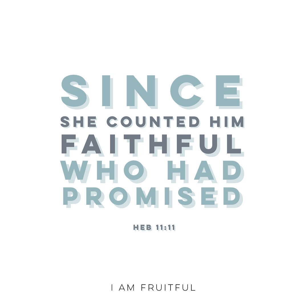 The Word is full of promises and He will speak directly to you! What is He saying and will you count Him faithful?! #iamfruitful