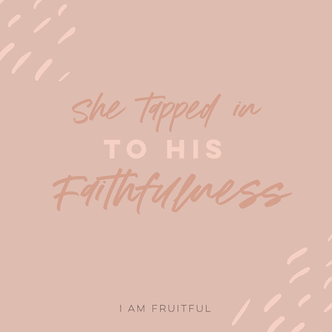 This week of #nationalinfertilityawarenessweek can be so challenging for many! Instead of tapping into what people have to say, into raising awareness for an issue, into sad stories and advice etc&hellip;
I encourage you to TAP INTO HIS FAITHFULNESS!