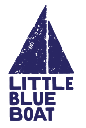 Little Blue Boat - primary logo - no tagline - one color - transparent background - (RGB:web).png