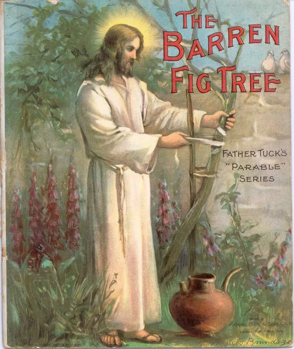 He spoke also this parable: A certain man had a fig tree planted in his vineyard, and he came seeking fruit on it, and found none. And he said to the dresser of the vineyard: Behold, for these three years I come seeking fruit on this fig tree, and I find none. Cut it done therefore: why cumbereth it the ground? But he answering, said to him: Lord, let it alone this year also, until I dig about it, and dung it. And if happily it bear fruit: but if not, then after that thou shalt cut it down.