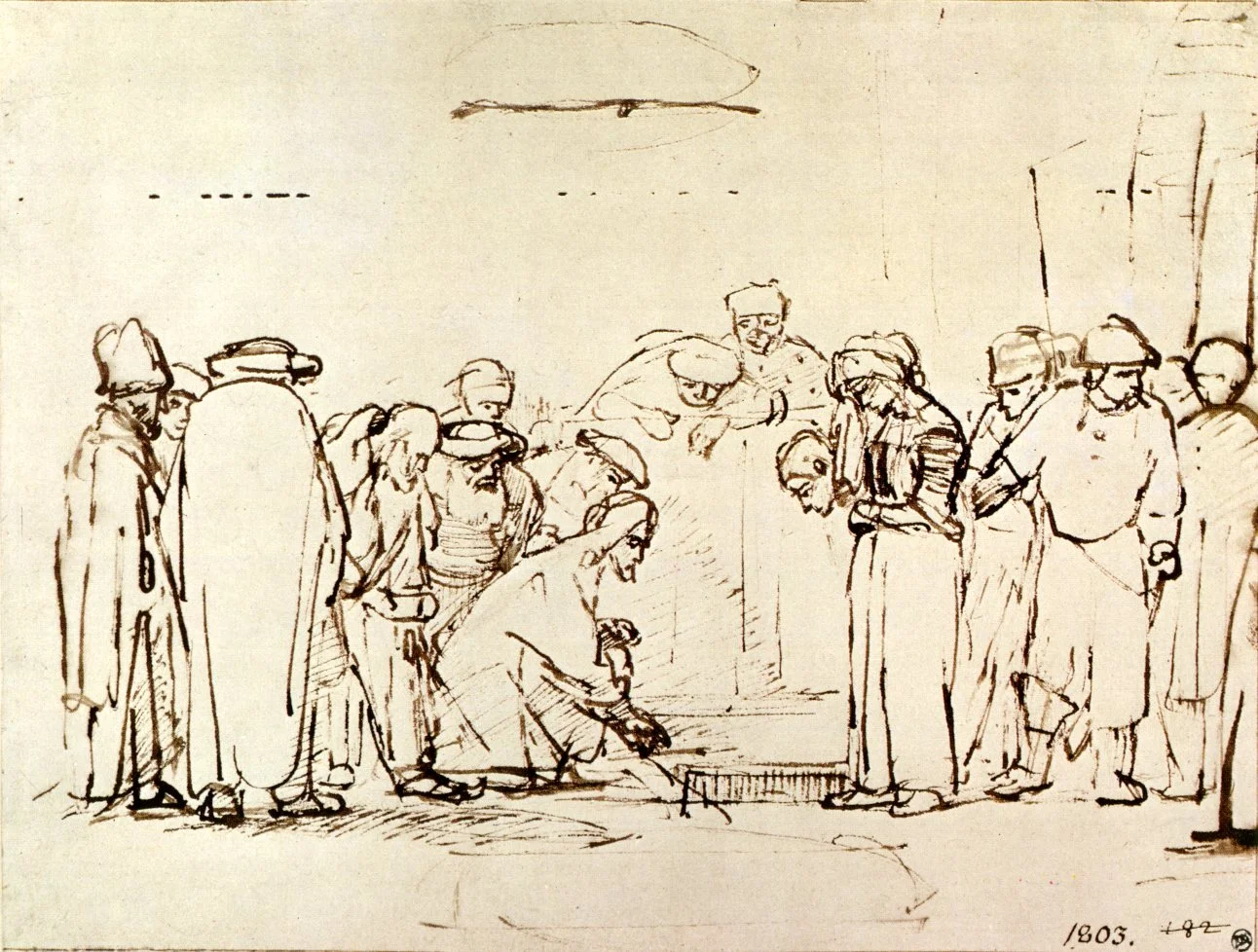 Jesus bent down and wrote with his finger on the ground. And as they continued to ask him, he stood up and said to them, “Let him who is without sin among you be the first to throw a stone at her.” And once more he bent down and wrote with his finger on the ground. But when they heard it, they went away, one by one, beginning with the eldest, and Jesus was left alone with the woman standing before him. Jesus looked up and said to her, “Woman, where are they? Has no one condemned you?” She said, “No one, Lord.” And Jesus said, “Neither do I condemn you; go, and do not sin again.” Click here to read the lessons and collect for this Sunday.