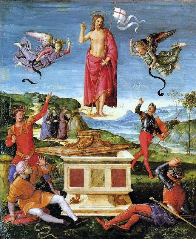 image: Resurrection of Jesus, Raphael, 1502