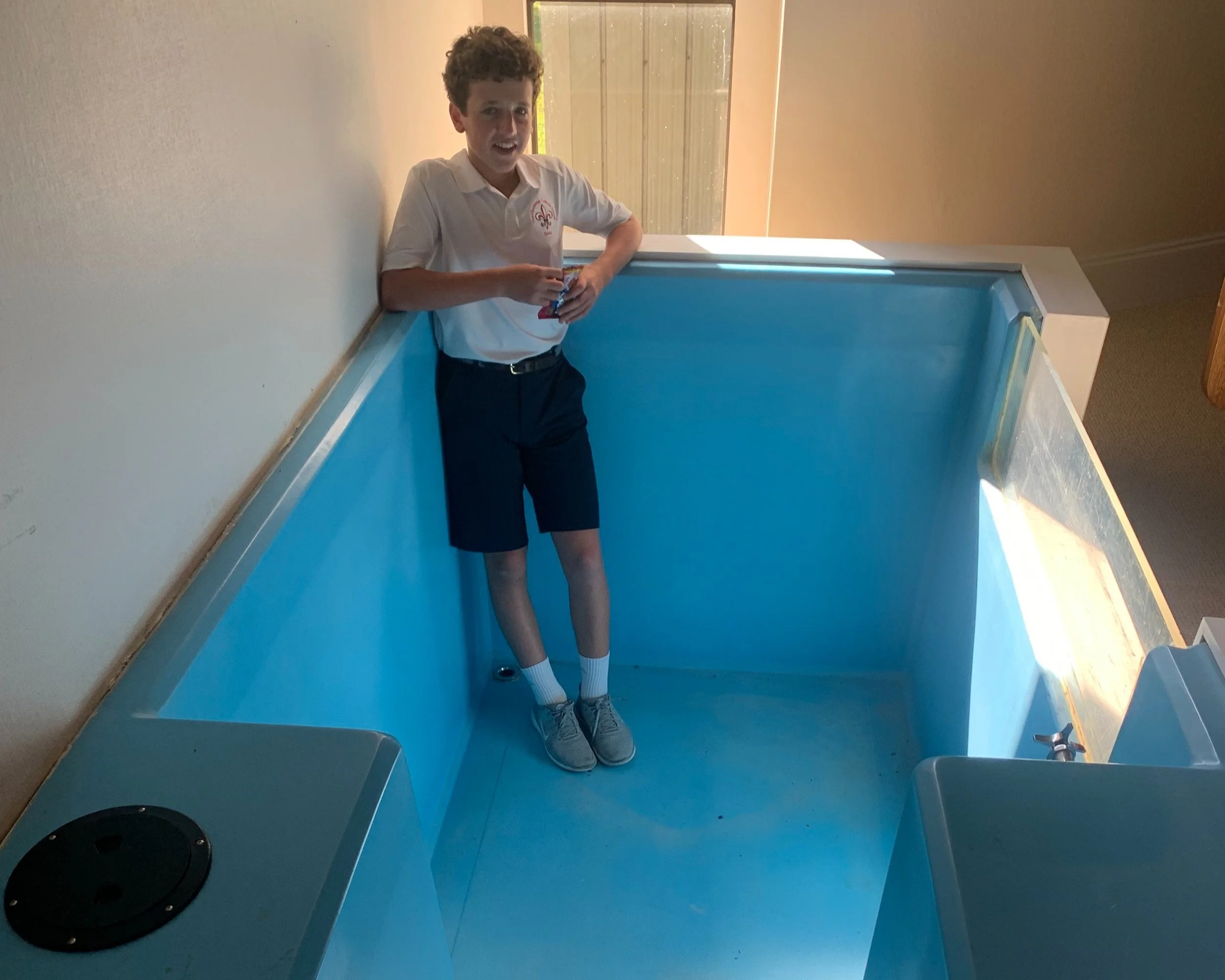 Baptismal Pool w/ Pastor's Spawn