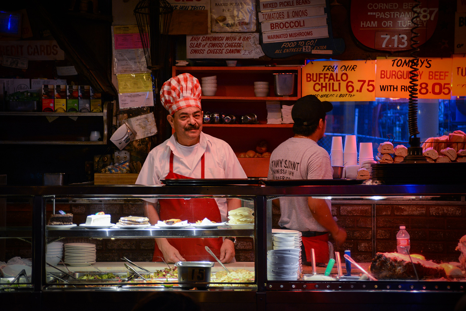 While the City has been changing year after year, we remain steadfast in our opposition to change. We want things to remain the same because our founders, Tommy Harris & Al Pollack, established a reputation in San Francisco; a reputation that promises hot food and cold drink at a price that parries our atmosphere. Our atmosphere is like our food, no frills.