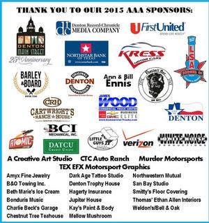 a thank you to platinum sponsors flier for arts and autos