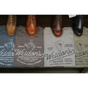 A picture of Weldon's t shirts and boots