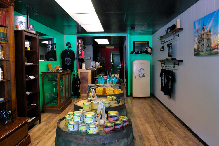 a picture of the inside of the denton parlor 