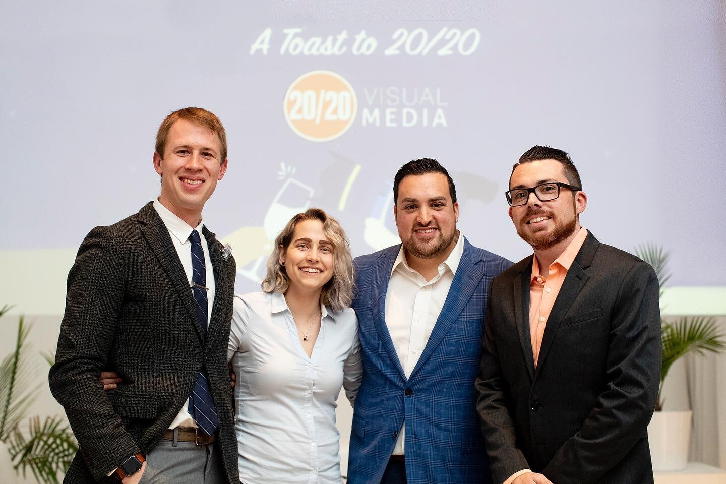 Throwback to one year ago today when we got together with family, friends, and clients to celebrate 20/20 in 2020 just a few weeks before the year took a turn 🗑🔥. &ldquo;A Toast to 20/20&rdquo; was the last party many of us have attended since then