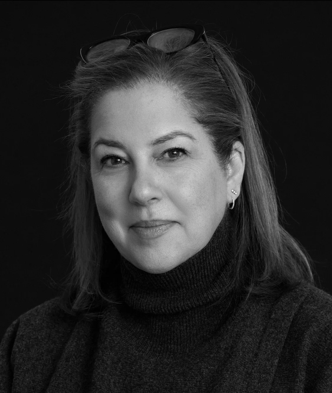 This is a black and white headshot of Lisa Moran the founder EPG